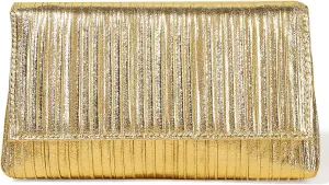 Women Pleated Evening Clutch Purses PU Leather Evening Bag Dressy Formal Handbags for Party, Prom, Wedding