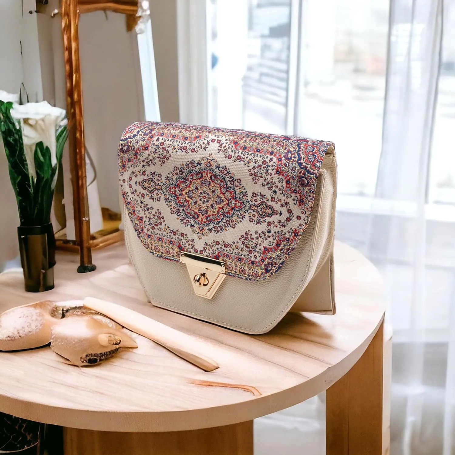 Women Shoulder Bag, Hand Bag, Carry Bag, Morrocon Design, Carpet Design, Special Edition
