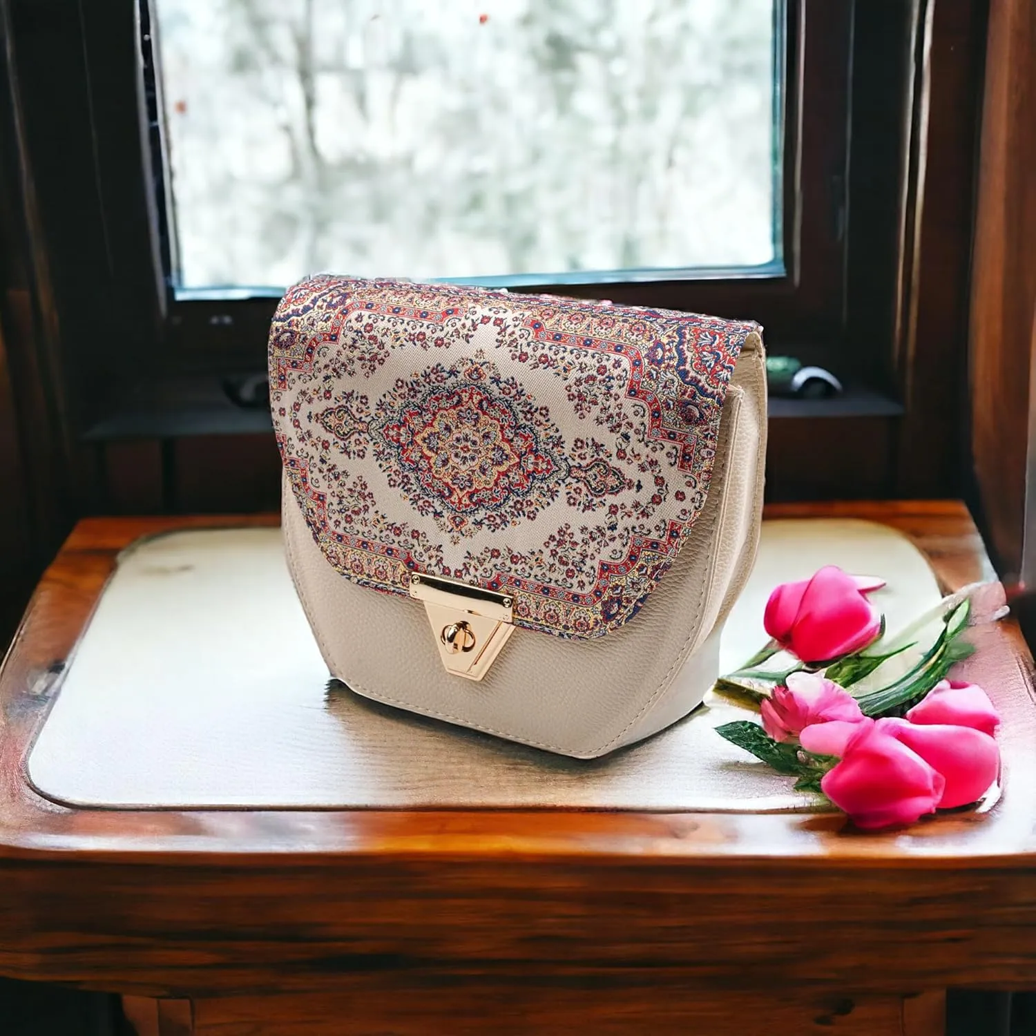 Women Shoulder Bag, Hand Bag, Carry Bag, Morrocon Design, Carpet Design, Special Edition