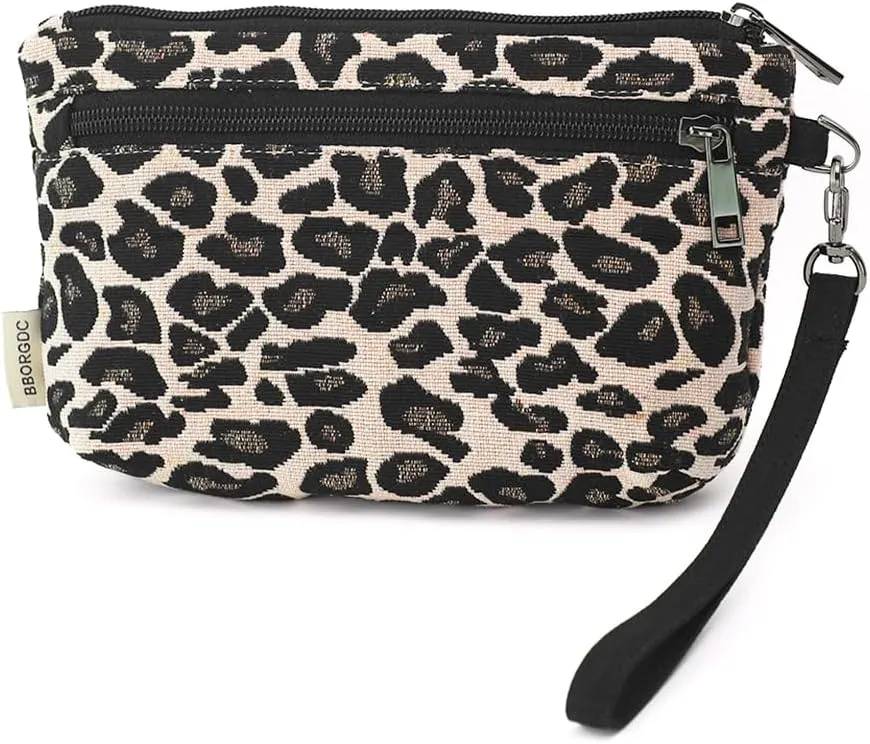 Women Zipper Wristlet Wallet with Coin Pocket