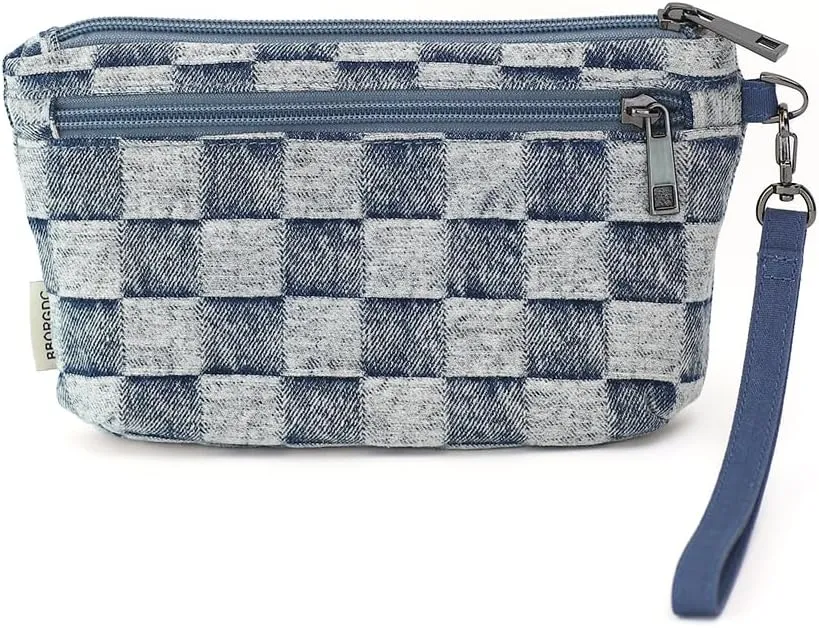 Women Zipper Wristlet Wallet with Coin Pocket