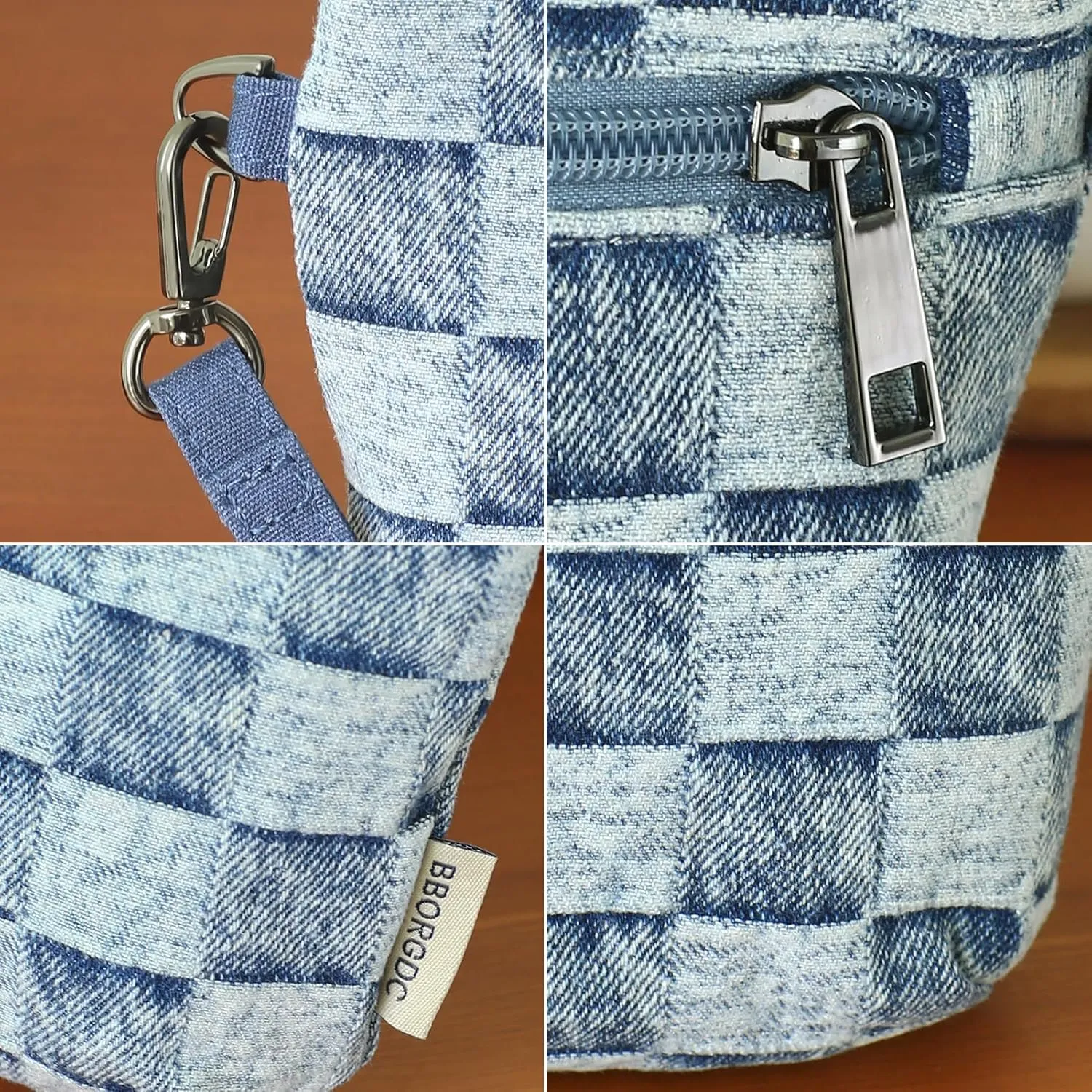 Women Zipper Wristlet Wallet with Coin Pocket