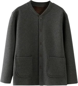 Women's 2024 Cropped Cardigan Sweaters Sweater Slim O-neck Long Sleeve Sweater Open Front Cardigan Sweaters for