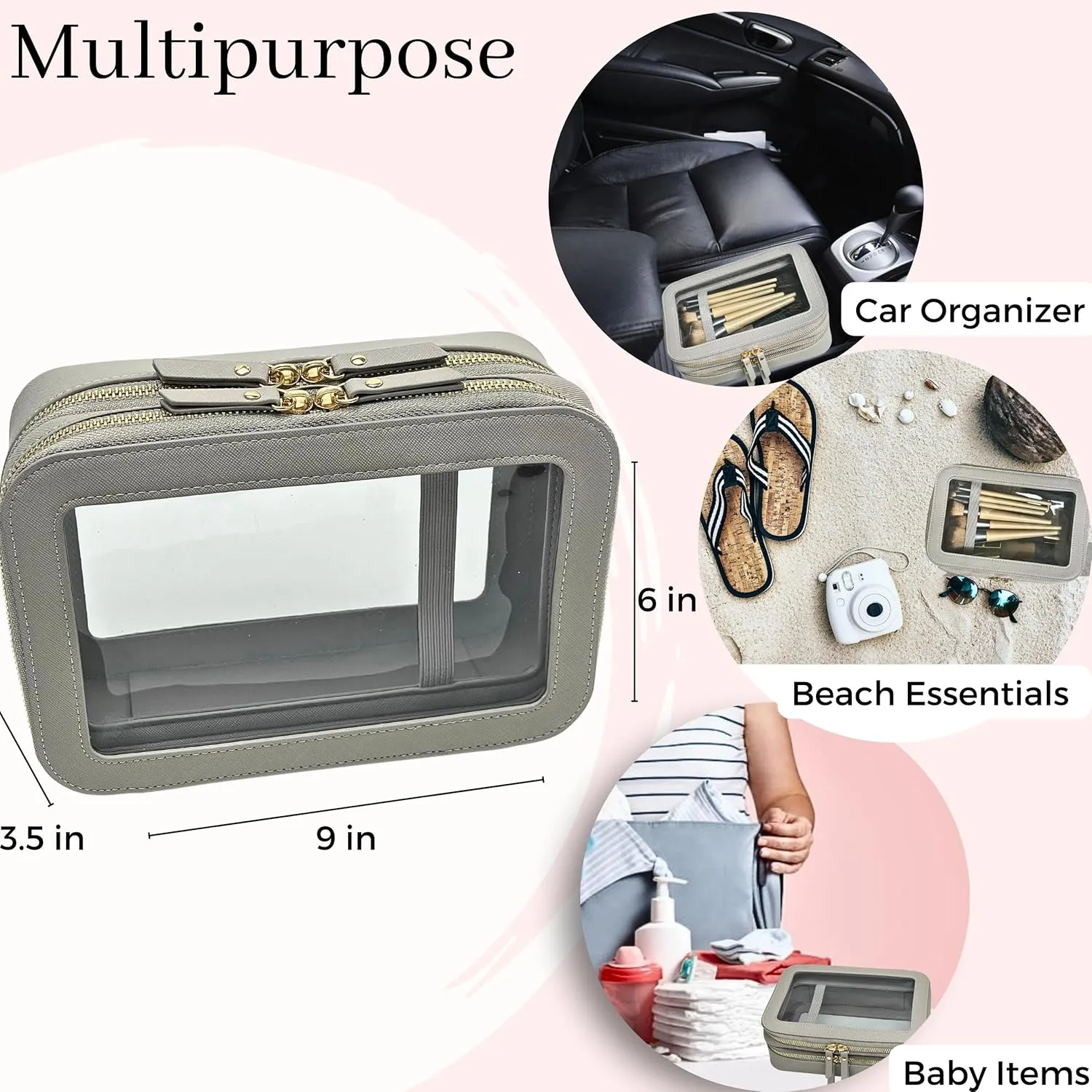 Women's Clear Cosmetic Bag