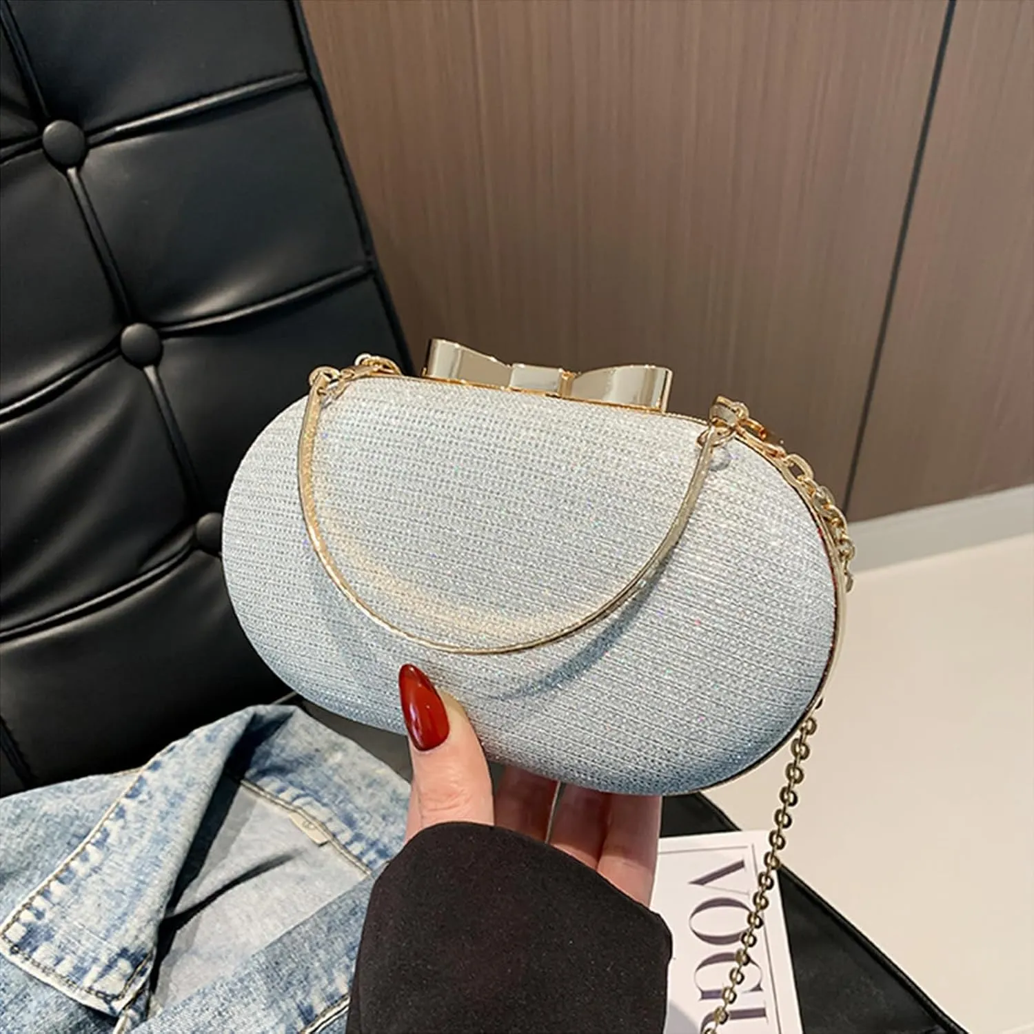 Women's Evening Handbag, Elegant Bling Crossbody Bag, Clutch Purses for Women Evening, Wedding, Prom, Cocktail Party