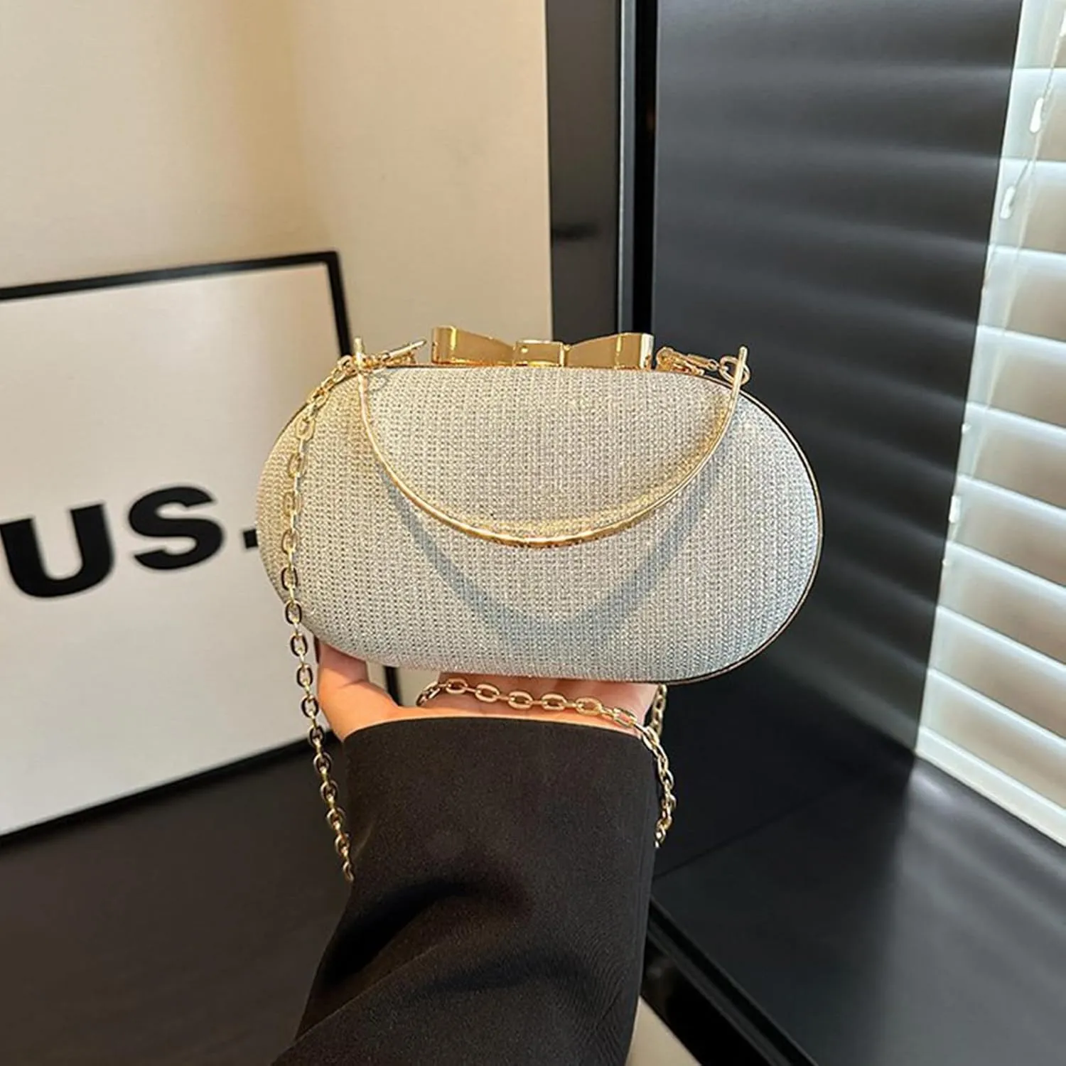 Women's Evening Handbag, Elegant Bling Crossbody Bag, Clutch Purses for Women Evening, Wedding, Prom, Cocktail Party