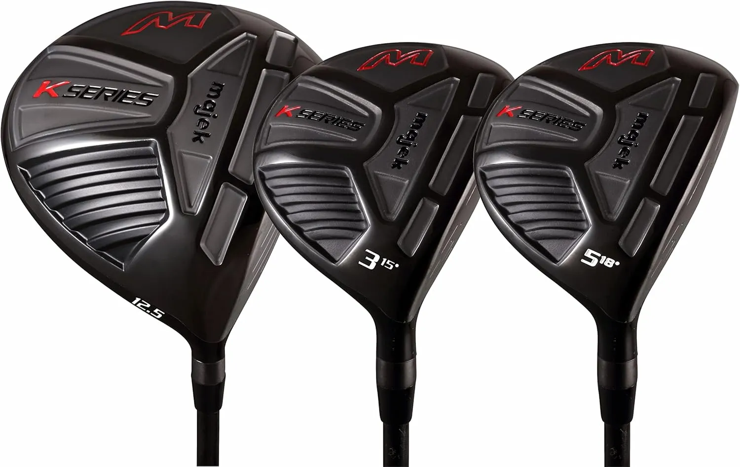 Women's Majek K-Series High Launch 460cc 12.5° Driver and 3 5 Fairway Wood Set Golf Clubs, Right Handed Premium Ultra Forgiving Ladies Flex Graphite Shaft, Premium Tour Velvet Grip