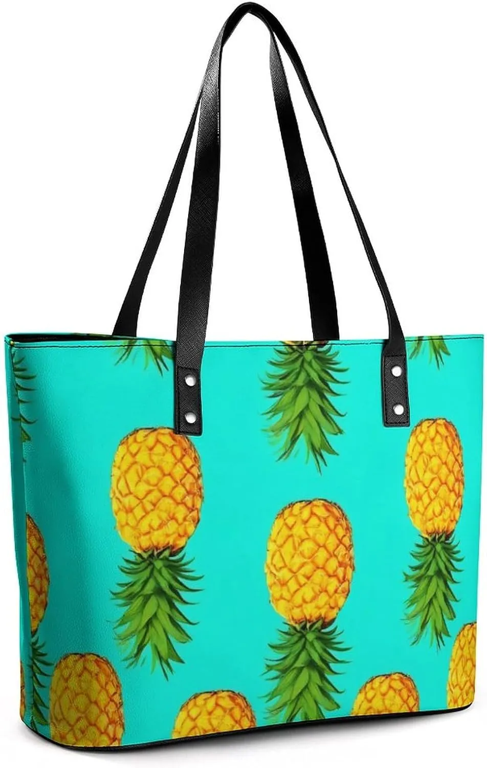 Women's Portable Tote Bag Trendy Modern Leather Handbag For Work Weekend