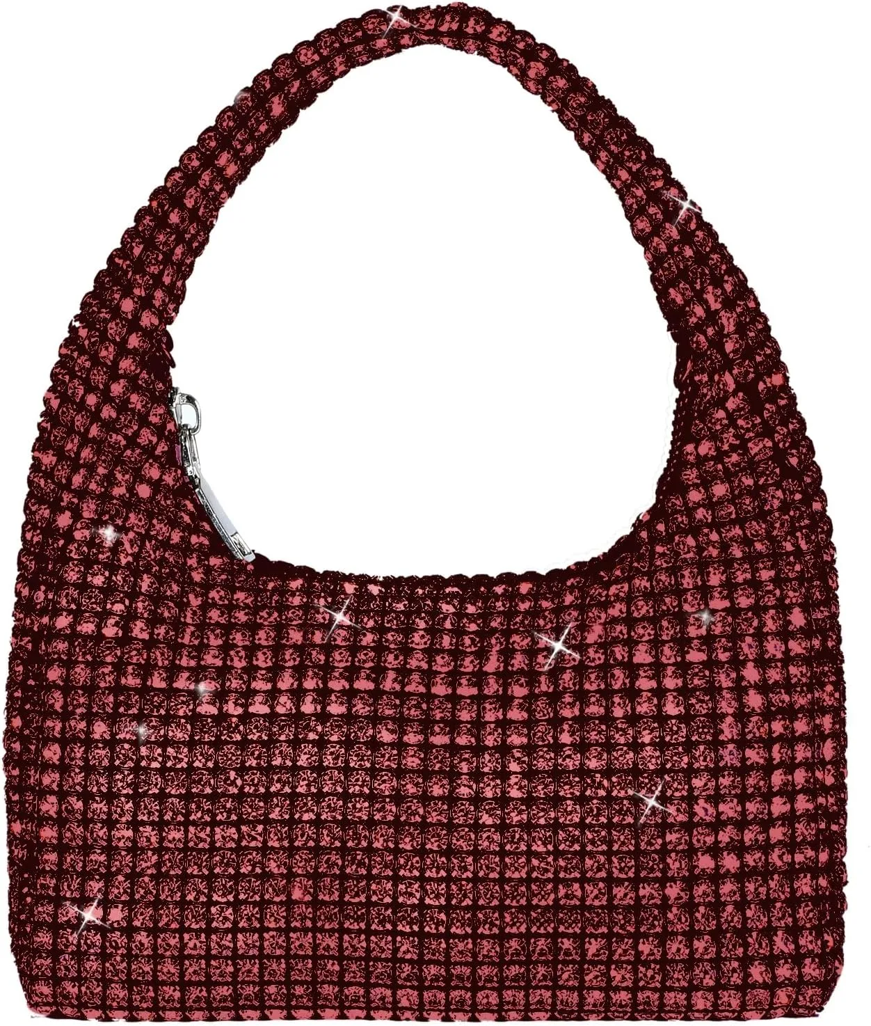 Women's Rhinestone Purses Sparkly Clutch Evening Handbag Prom Purse for Party Bridal Wedding