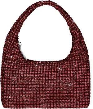 Women's Rhinestone Purses Sparkly Clutch Evening Handbag Prom Purse for Party Bridal Wedding
