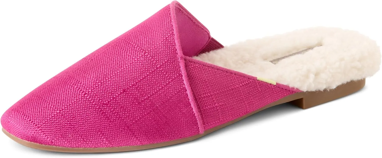 Women’s Slippers – Stylish Indoor Outdoor House Slippers with Arch Support, Memory Foam Cushion, Faux Fur Lining – Anti-Slip Sole, Comfortable & Machine Washable.