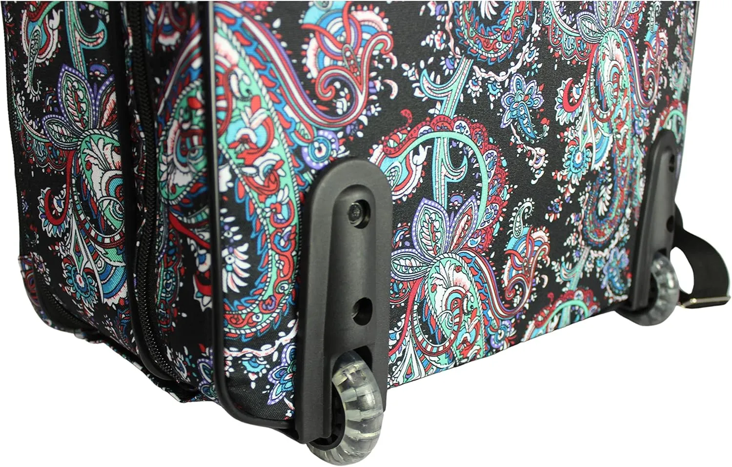 World Traveler Rolling 17-Inch Laptop Briefcase Computer Case, Paisley, One Size