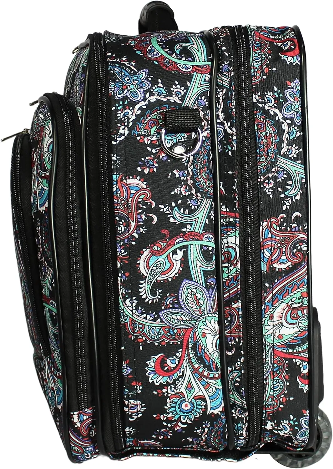 World Traveler Rolling 17-Inch Laptop Briefcase Computer Case, Paisley, One Size