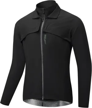 WOSAWE 2 in 1 Cycling Jacket Men Convertible Biking Vest Lightweight Reflective Windbreaker