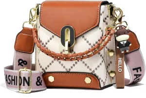 Xiaoyu Small Crossbody Bags for Women Fashion Cell Phone Purse Shoulder Handbags with Wide Strap