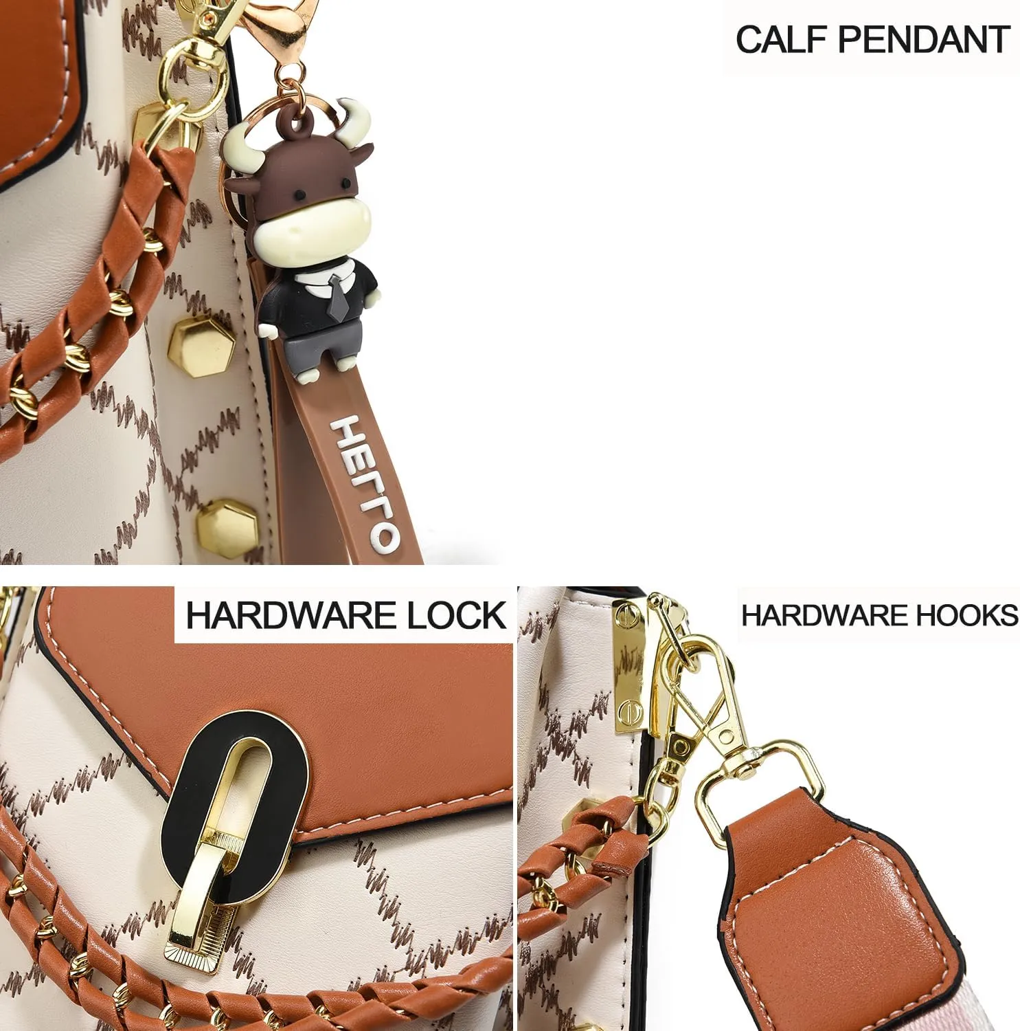 Xiaoyu Small Crossbody Bags for Women Fashion Cell Phone Purse Shoulder Handbags with Wide Strap