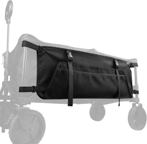 Xxerciz Collapsible Wagon Side Pocket for Umbrella, 900D Oxford Storage Bag with Mesh Pouch for Folding Wagon, Garden Cart Accessories Bag for Camping Garden Sports