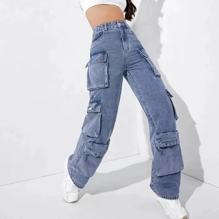 Y2K Multi Pocket Cargo Jeans