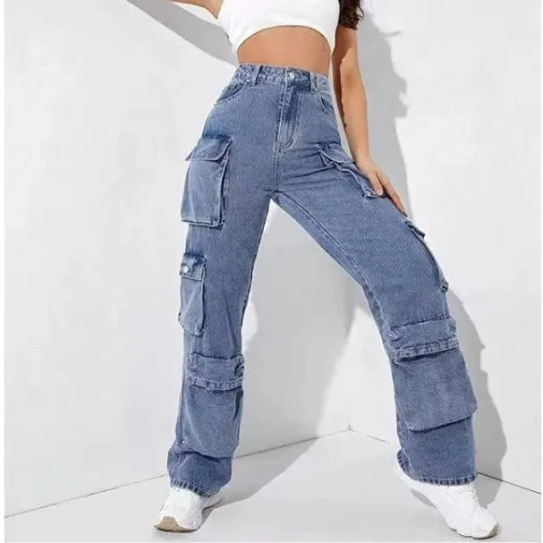 Y2K Multi Pocket Cargo Jeans