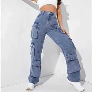Y2K Multi Pocket Cargo Jeans