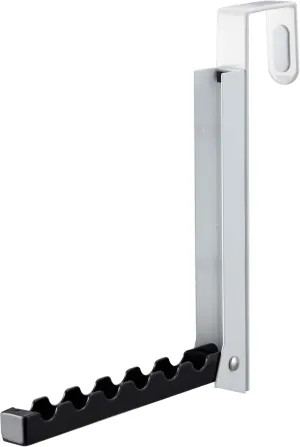 Yamazaki Alloy Steel Home 7162 Over The Door Hooks - Folding Hanging Coat Rack, Black