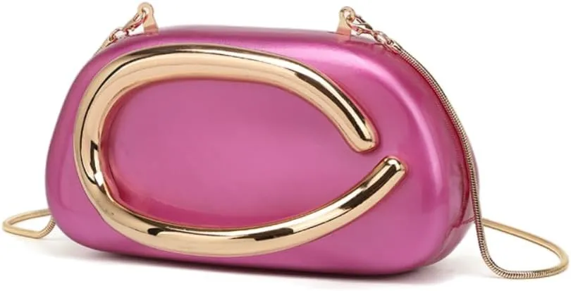 YYW Acrylic Purses Evening Clutch Bag Marbling Handbag for Women Shoulder Bag for Party Wedding Prom