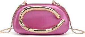 YYW Acrylic Purses Evening Clutch Bag Marbling Handbag for Women Shoulder Bag for Party Wedding Prom